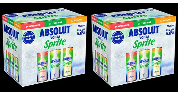 Absolut Vodka & Sprite rolls out in new six-pack multipack | Talking Retail
