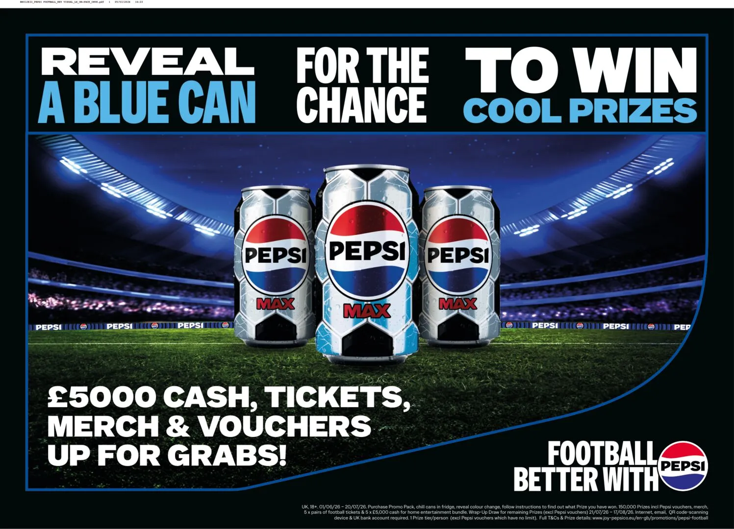 pepsi football ノベルティ Promotional feature | Serving football fans the perfect Pepsi